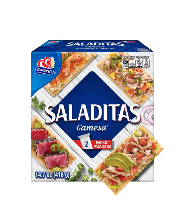 GAMESA SALADITAS CRACKERS 12/14.7 OZ.