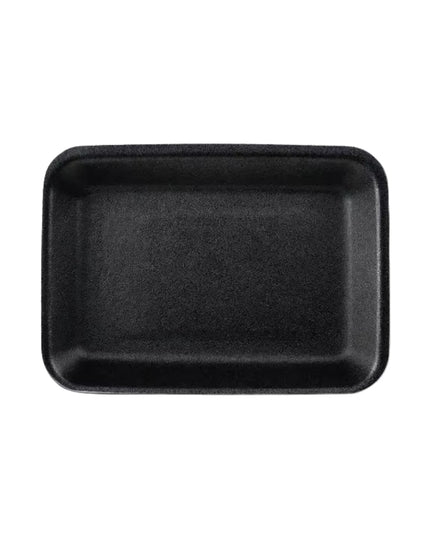 10 BLACK PP MEAT TRAY 400/CS