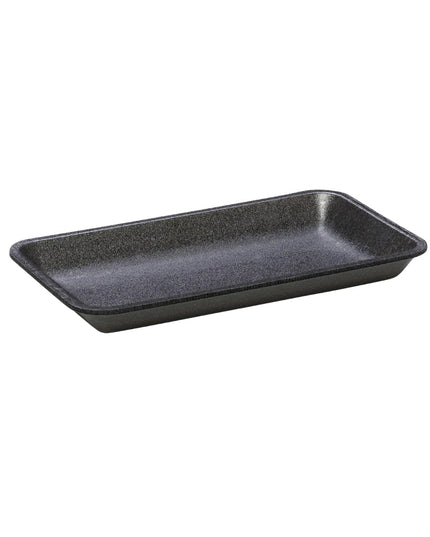 10P BLACK MEAT TRAY CKF 300/CS.
