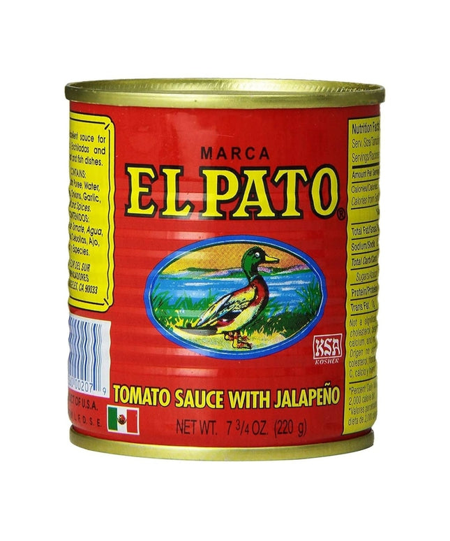 EL PATO TOMATO SAUCE W/ JALAPENO (RED) 24/7.75 OZ
