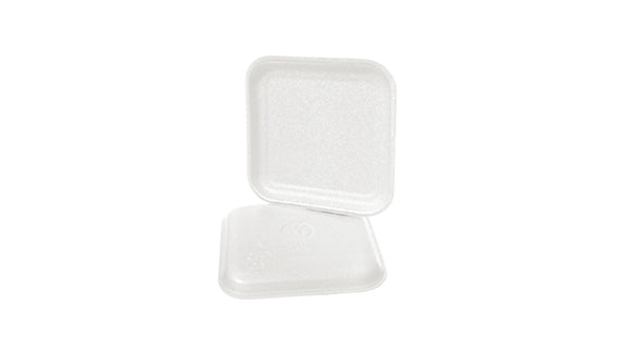 1S WHITE CKF MEAT TRAY 1000/CS