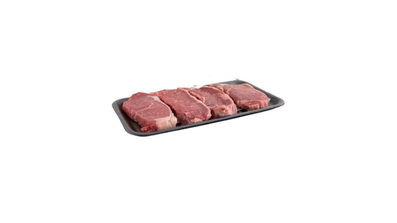 25S BLACK MEAT TRAY 250/CS.