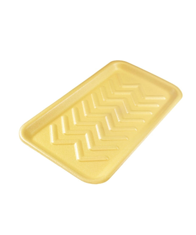 25S YELLOW MEAT TRAY 250/CS.