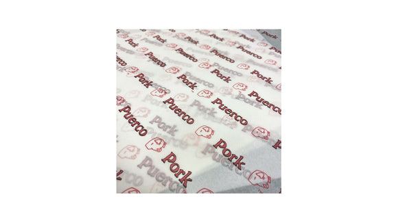 12 X11 PARCHMENT PAPER PORK PRINT 5/1000