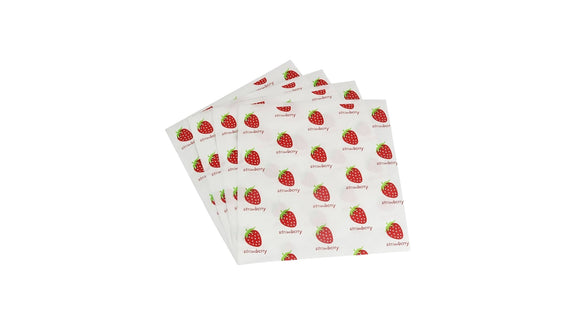 12 X11 PARCHMENT PAPER STRAWBERRY PRINT 5/1000