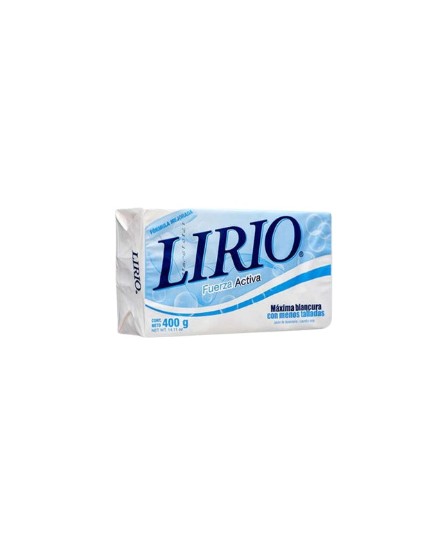 LIRIO LAUNDRY BAR SOAP WHITE 25/400 GRS