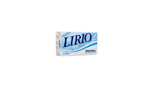 LIRIO LAUNDRY BAR SOAP WHITE 25/400 GRS