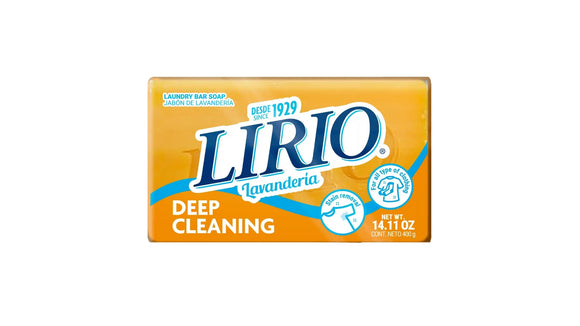 LIRIO LAUNDRY BAR SOAP YELLOW 25/400 GRS