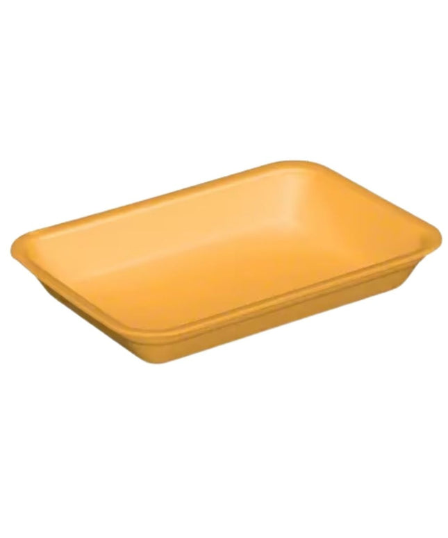 4D YELLOW MEAT TRAY 400/CS.