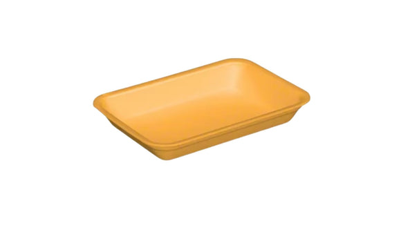 4D YELLOW MEAT TRAY 400/CS.