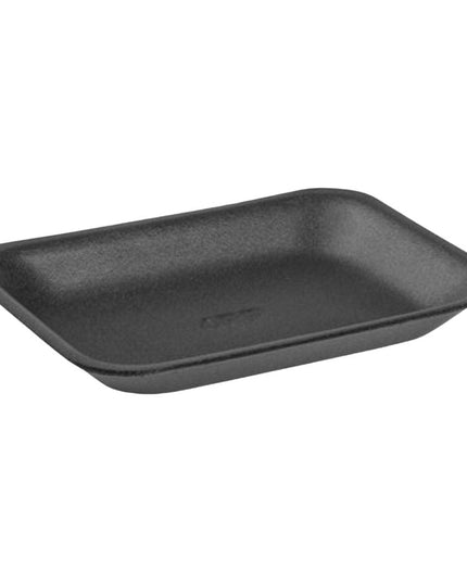 4P BLACK MEAT TRAY 400/CS.