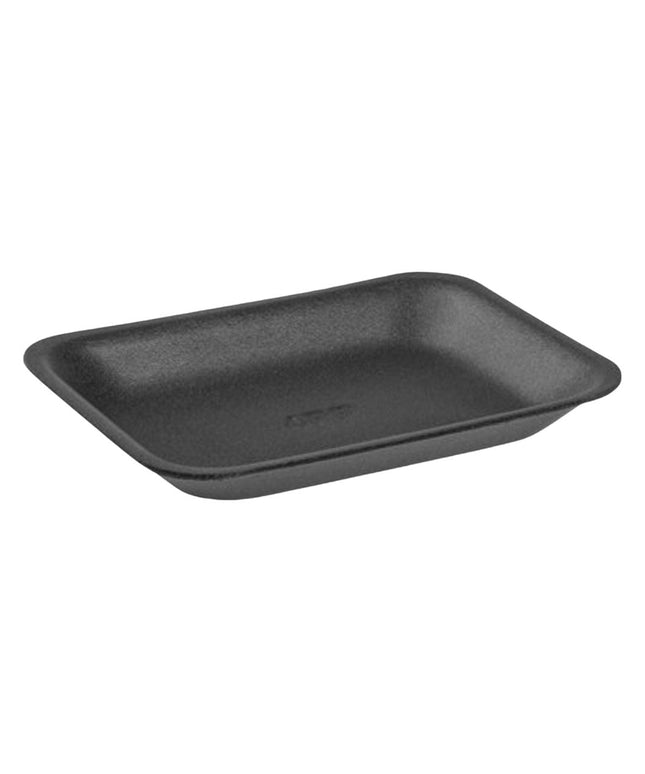 4P BLACK MEAT TRAY 400/CS.
