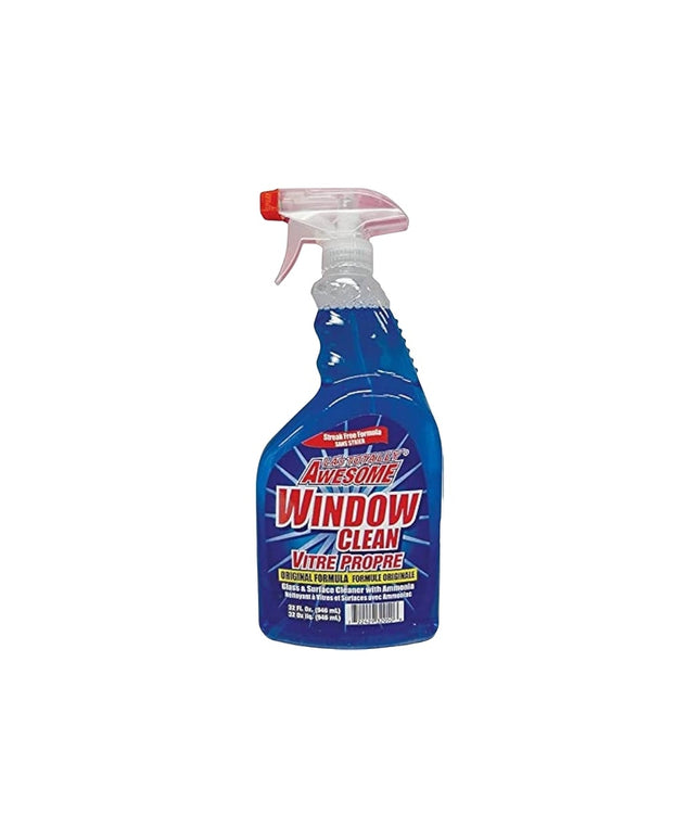 AWESOME WINDOW CLEANER WITH VINEGAR 12/32 OZ
