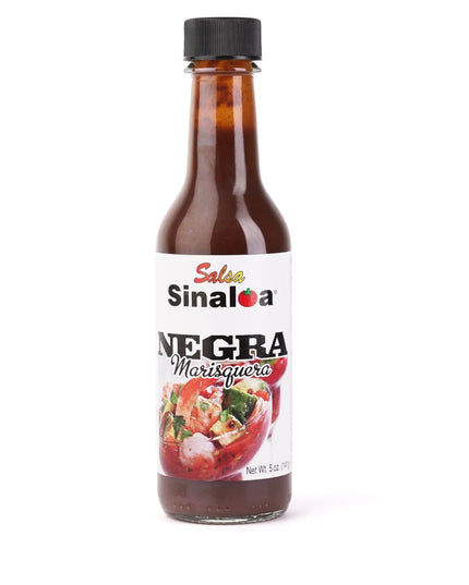 SALSA SINALOA NEGRA MARISQUERA 12/ 5 OZ.