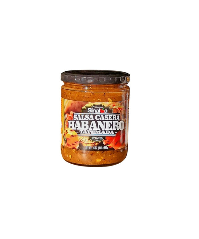 SINALOA SALSA CASERA HABANERO TATEMADA 12/16 OZ