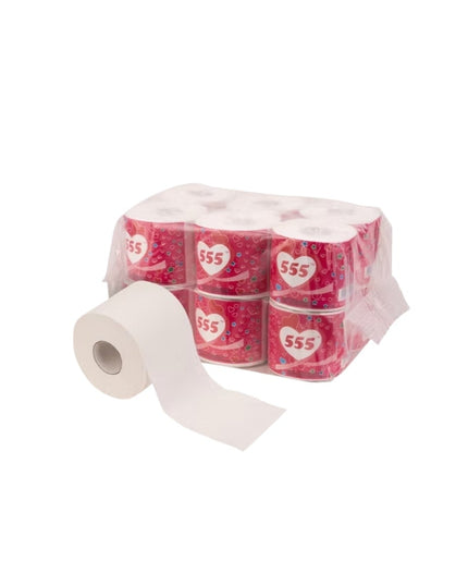 555 TOILET TISSUE 4/12 ROLLS 48/PACK