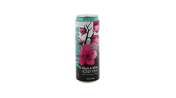 ARIZONA BLACK & WHITE ICED TEA 24/23 OZ.