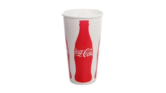 KARAT COLD PAPER CUP 32 OZ. COKE CLASSIC 600/CS.