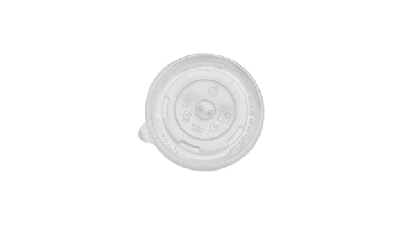 CLEAR PP FLAT LID FOR PAPER & FOOD CONTAINER 6-16 OZ 1000/CS