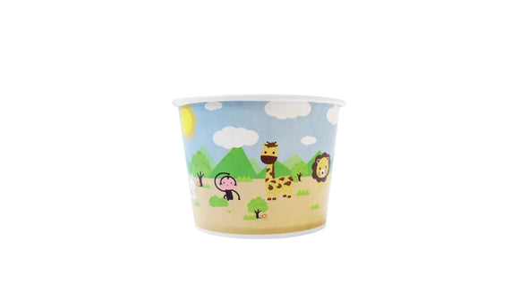 CONTAINER FOOD POLY PAPER SAFARI 12 OZ. 1000/CS.