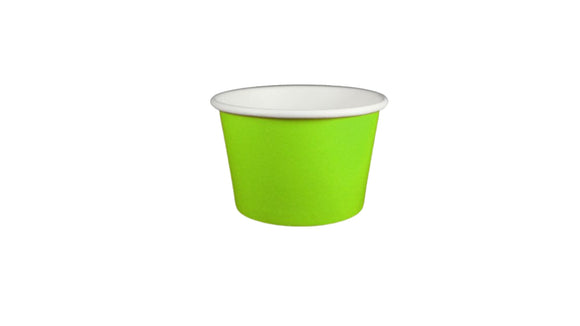 CONTAINER FOOD POLY PAPER GREEN 8 OZ. 1000/CS.
