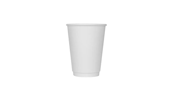 KARAT WHITE INSULATED PAPER HOT CUP 16 OZ 500/CS.