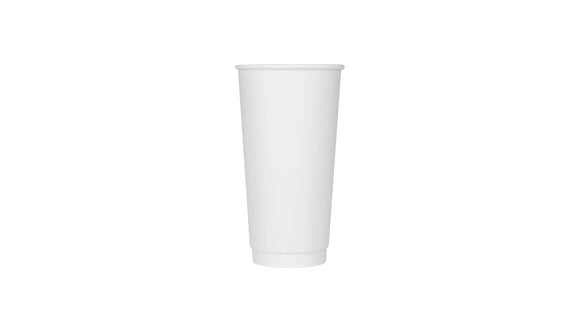 KARAT WHITE INSULATED PAPER HOT CUP 20 OZ 300/CS.