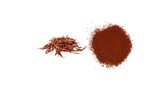 CHILE ARBOL MOLIDO 5 LBS./CS.