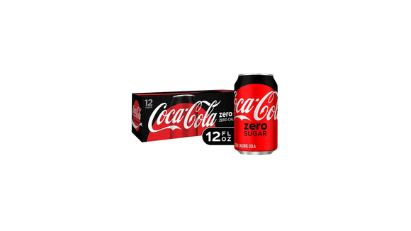 COCA COLA ZERO CAN 12 OZ. 2/12 PACK