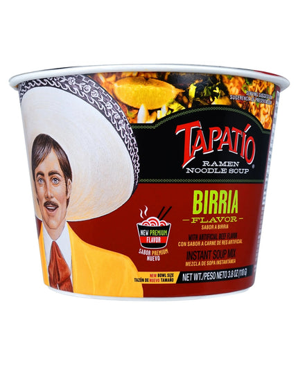 BIRRIA TAPATIO RAMEN BOWL  6/110 GRS