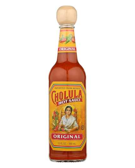 SAUCE HOT CHOLULA 12/5 OZ.