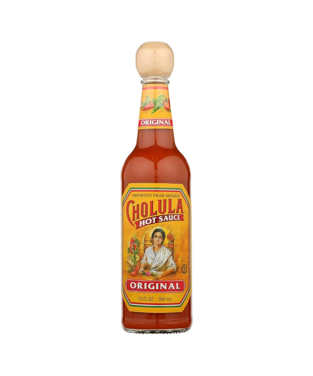SAUCE HOT CHOLULA 12/5 OZ.