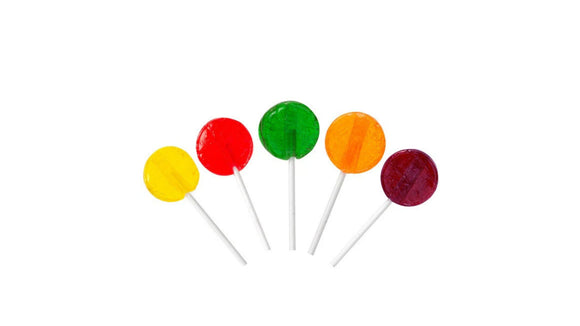ASSORTED LOLLIPOPS CANDY 5/4 LBS.