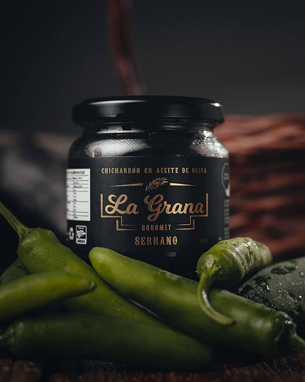 SALSA LA GRANA CHICHARRON SERRANO 12/140 GRS