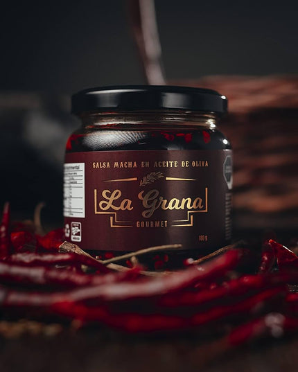 SALSA LA GRANA MACHA SAUCE IN OLIVE OIL 12/180 GRS
