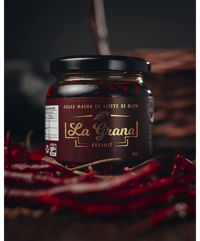 SALSA LA GRANA MACHA SAUCE IN OLIVE OIL 12/180 GRS