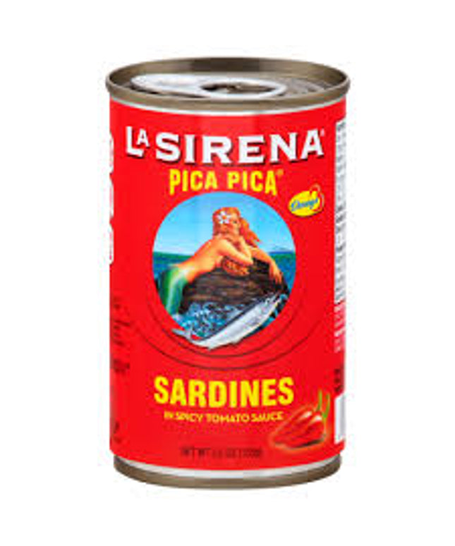 LA SIRENA SARDINES IN SPICY TOMATO SAUCE 24/15 OZ
