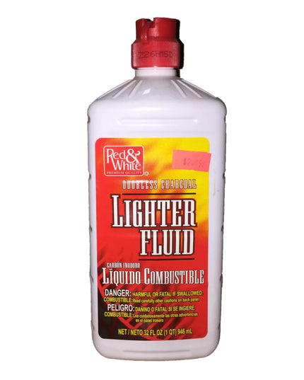 RED AND WHITE LIGHTER FLUID 12/32 OZ.
