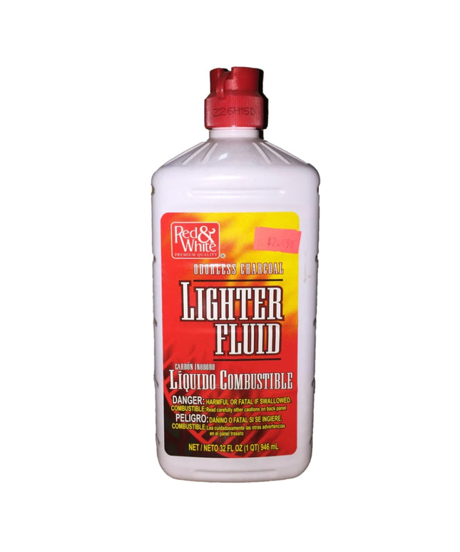 RED AND WHITE LIGHTER FLUID 12/32 OZ.