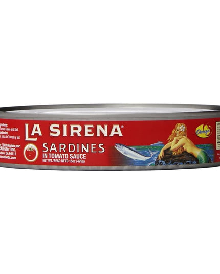 LA SIRENA SARDINES IN TOMATO SAUCE 24/15 OZ
