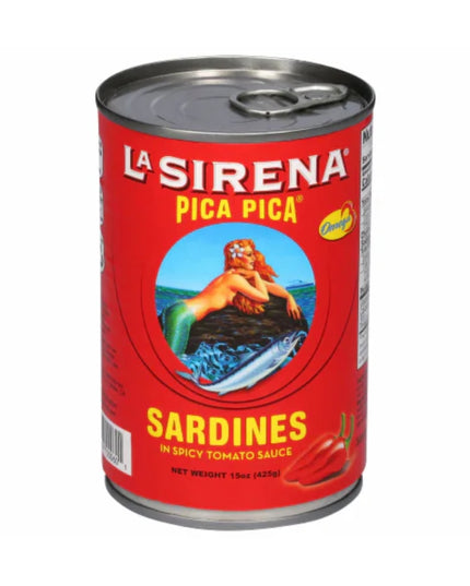 LA SIRENA SARDINES IN SPICY TOMATO SAUCE 24/15 OZ