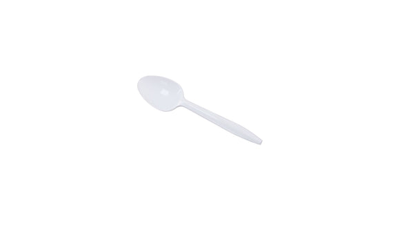 CUTLERY TEASPOON MED WHITE 10/100