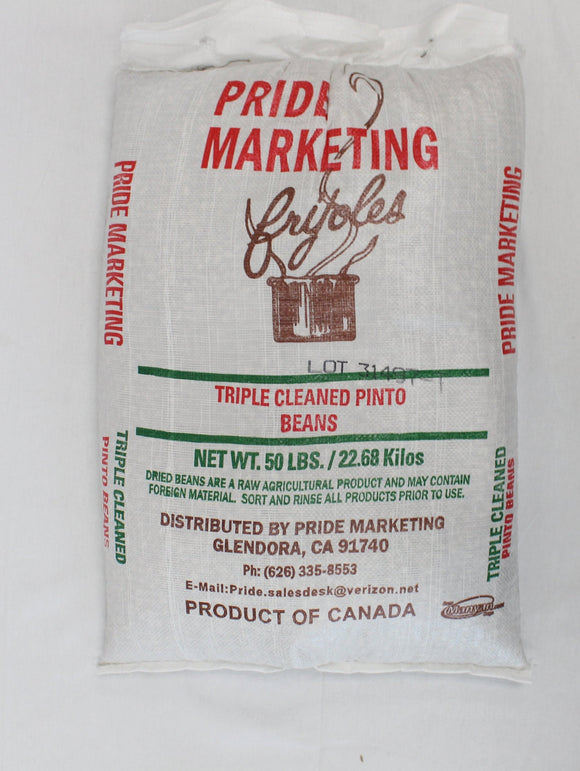BEANS PINTO TRPL CLEAN PRIDE MARKETING 1/50 LBS.