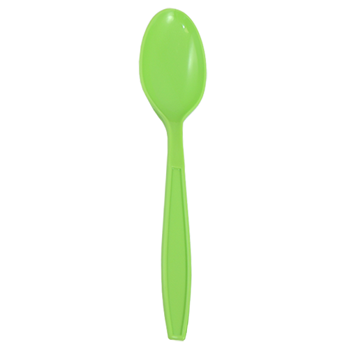 CUTLERY EXTRA HEAVY TEA SPOON GREEN 1000/CS.
