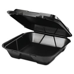 8 INCH CONTAINER PLASTIC WHITE 1 COMP. 150/CS.