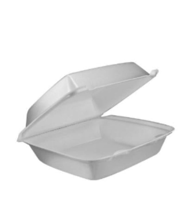 7 INCH CONTAINER FOAM HINGED 1 COMP 200/CS