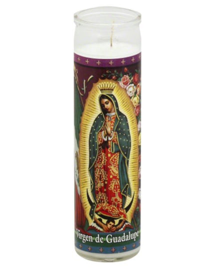 VIRGEN DE GUADALUPE CANDLE 12/CS