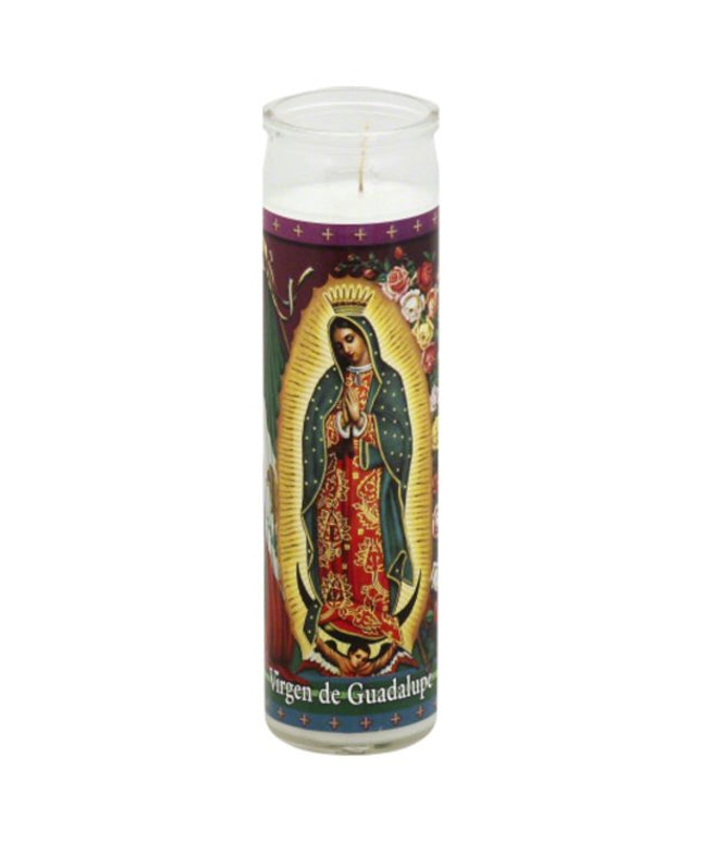 VIRGEN DE GUADALUPE CANDLE 12/CS
