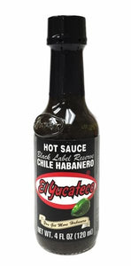 EL YUCATECO BLACK HABANERO SAUCE 12/4 OZ.
