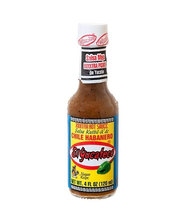 EL YUCATECO XXX HOT SAUCE HABANERO 12/4 OZ.